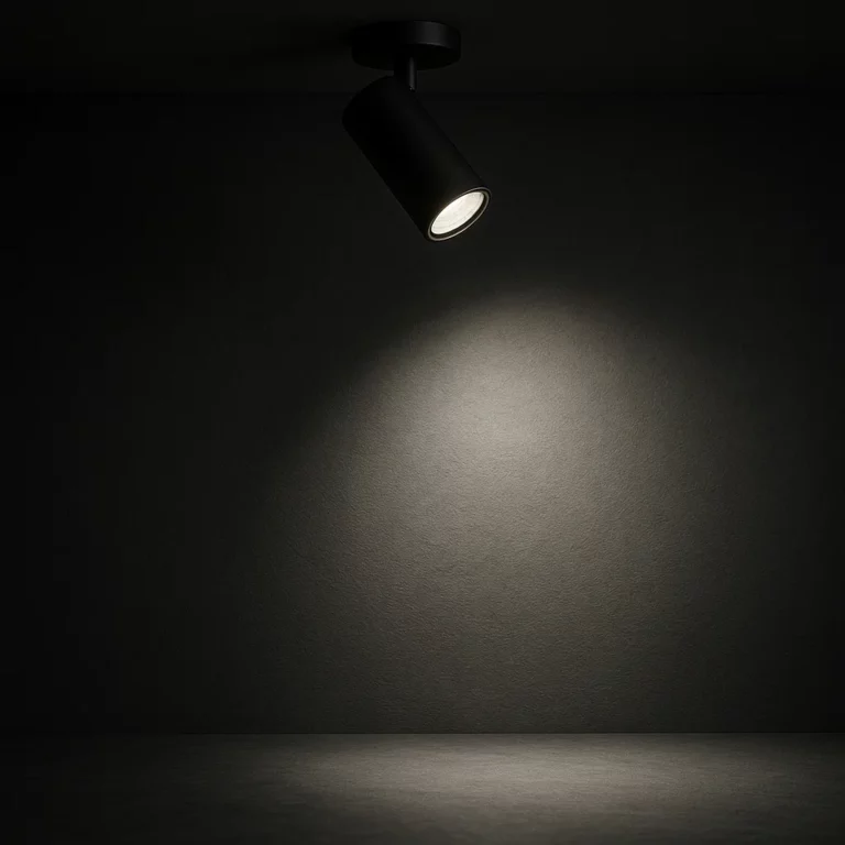 Éclairage Spot dans une Boutique Haut de Gamme : Ambiance et Élégance** Découvrez un intérieur moderne d'une boutique haut de gamme, rénovée avec soin pour mettre en avant l'utilisation de l'éclairage spot. L'espace dégage une atmosphère sophistiquée et chaleureuse, où la lumière ciblée accentue à la fois les caractéristiques architecturales et les présentations de produits de luxe. Des luminaires encastrés, stratégiquement placés au plafond, illuminent des zones spécifiques de la boutique, que ce soit des œuvres d'art décoratives ou des affichages de produits haut de gamme. Ces éclairages spot sont non seulement visibles, mais également conçus pour démontrer leur capacité à apporter une lumière précise et efficace. La palette de couleurs neutres et chaudes créée une ambiance accueillante, tandis que des éléments décoratifs contemporains et élégants soutiennent l'esthétique générale. Les légères réflexions et le jeu de lumière sur les surfaces mettent en lumière la précision de l'éclairage spot, qui projette des faisceaux fins tout en ajoutant une touche dramatique et raffinée. Cette photographie de haute qualité, avec des rendus naturels et une profondeur de champ réaliste, offre une perspective immersive. Elle souligne habilement la texture et les nuances de l'éclairage spot dans une application concrète, donnant une idée précise de son impact dans l'espace de vente. Conçue dans un format paysage parfait pour une bannière de blog, la composition attire le regard sur l'effet et la précision de l'éclairage spot, séduisant ainsi les amateurs de design et de décoration intérieure.
